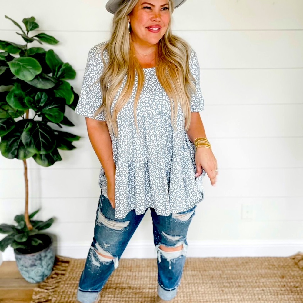 MISHA CHEETAH TOP